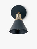 Houseof matte cone wall light charcoal, UK version