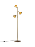 houseof Cone 3-Arm Floor Lamp brass - British product