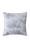 Cabbages & Roses Country Toile cushion 50x50cm, imported from the UK