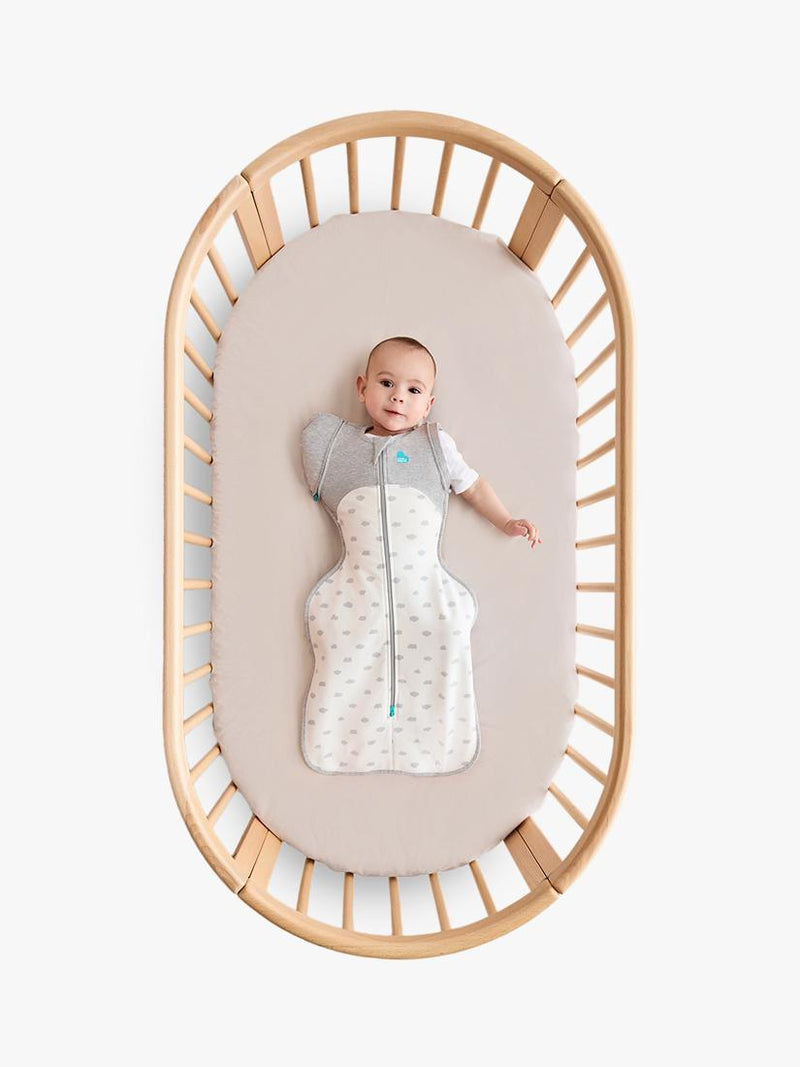 Love to Dream transition baby sleeping bag 1.5 tog cloud white, UK version