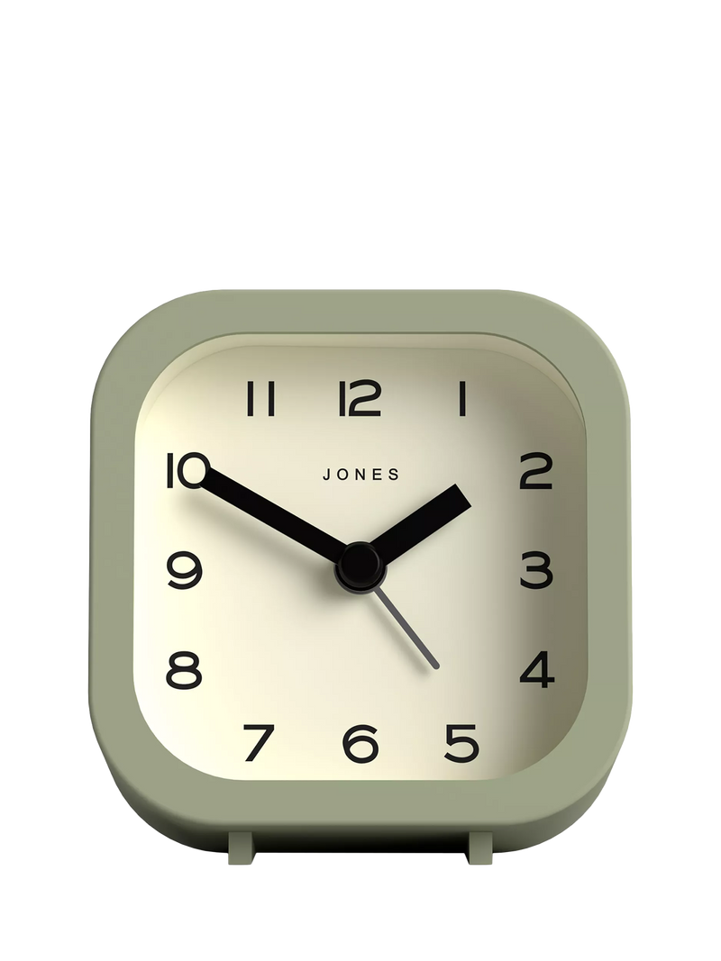 Jones Clocks Bob Analogue Alarm Clock