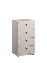 John Lewis John Lewis Marlow 4 Drawer Narrow Chest, Champagne- Buy online at McGrocer