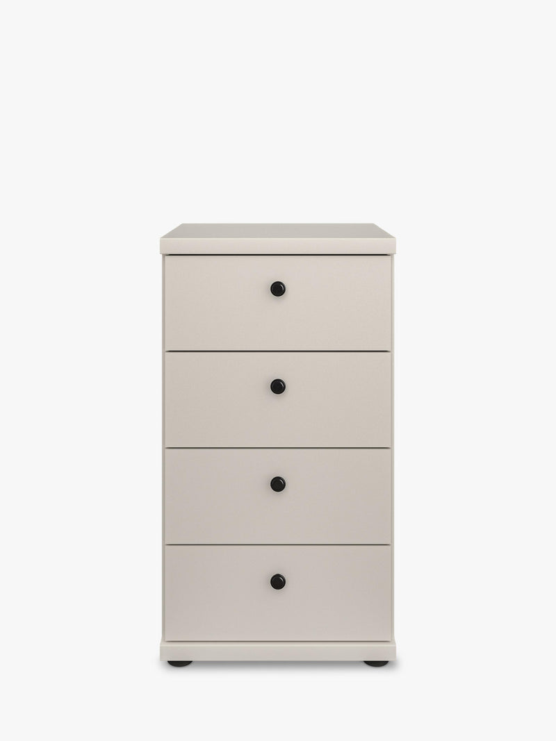 John Lewis Marlow 4 drawer narrow chest champagne - British product