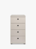 John Lewis Marlow 4 drawer narrow chest champagne - British product