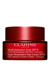 John Lewis Clarins Super Restorative Day Cream SPF15 50ml- Buy online at McGrocer