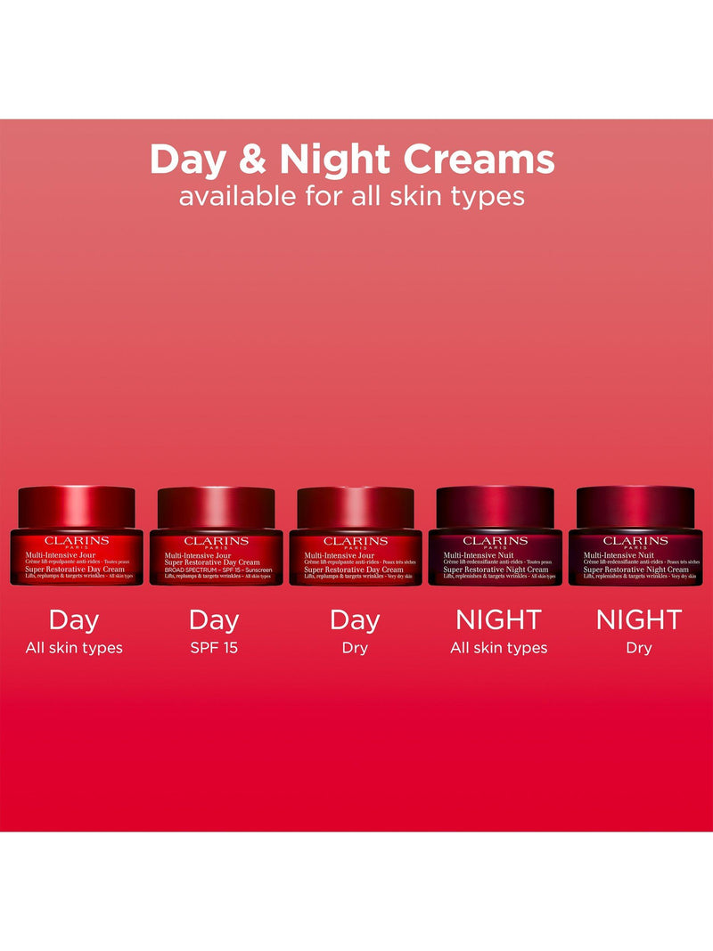 Clarins Super Restorative Day Cream SPF15 50ml, imported from the UK