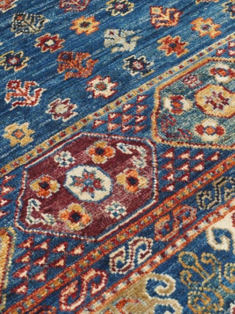 Gooch Oriental Khurjeen blue rug L177 x W121 cm, UK version