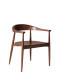 Swoon Olsen dining chair acacia wood, imported from the UK