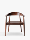 Swoon Olsen dining chair acacia wood, imported from the UK