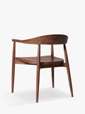 Swoon Olsen dining chair acacia wood, imported from the UK