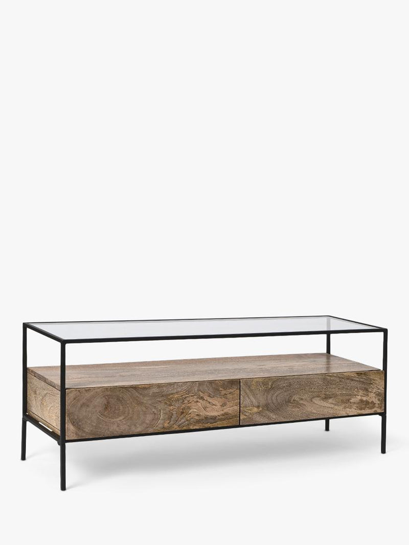 Swoon Mackay TV unit natural finish, imported from the UK