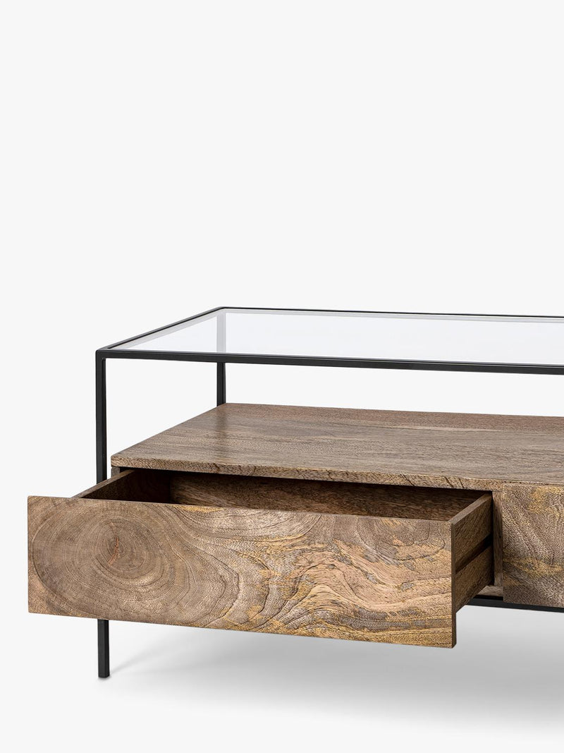 Swoon Mackay TV unit natural finish, imported from the UK
