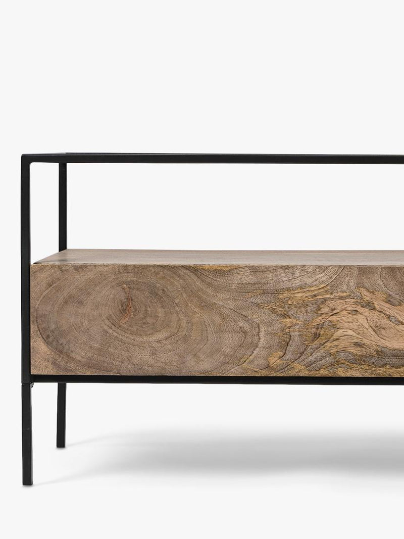 Swoon Mackay TV unit natural finish, imported from the UK