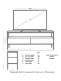 Swoon Mackay TV unit natural finish, imported from the UK