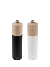 John Lewis Peugeot Boreal Salt & Pepper Mill Set, Black/White- Buy online at McGrocer