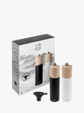 Peugeot Boreal salt pepper mill set black white, imported from the UK