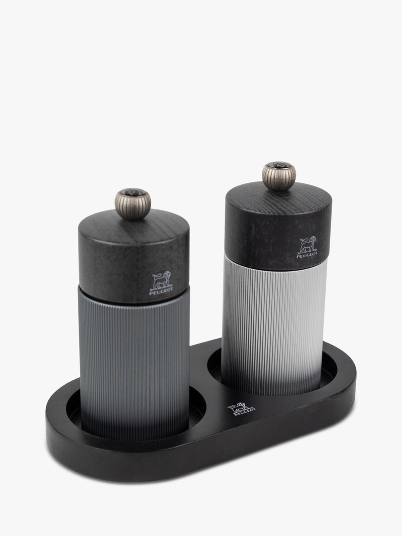 Peugeot Linea bamboo salt and pepper mill tray - British product
