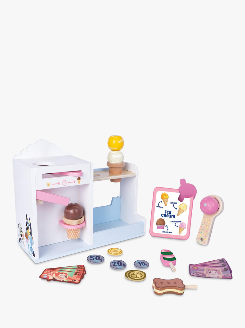 Bluey Ice Cream Playset wooden pretend food (British brand)