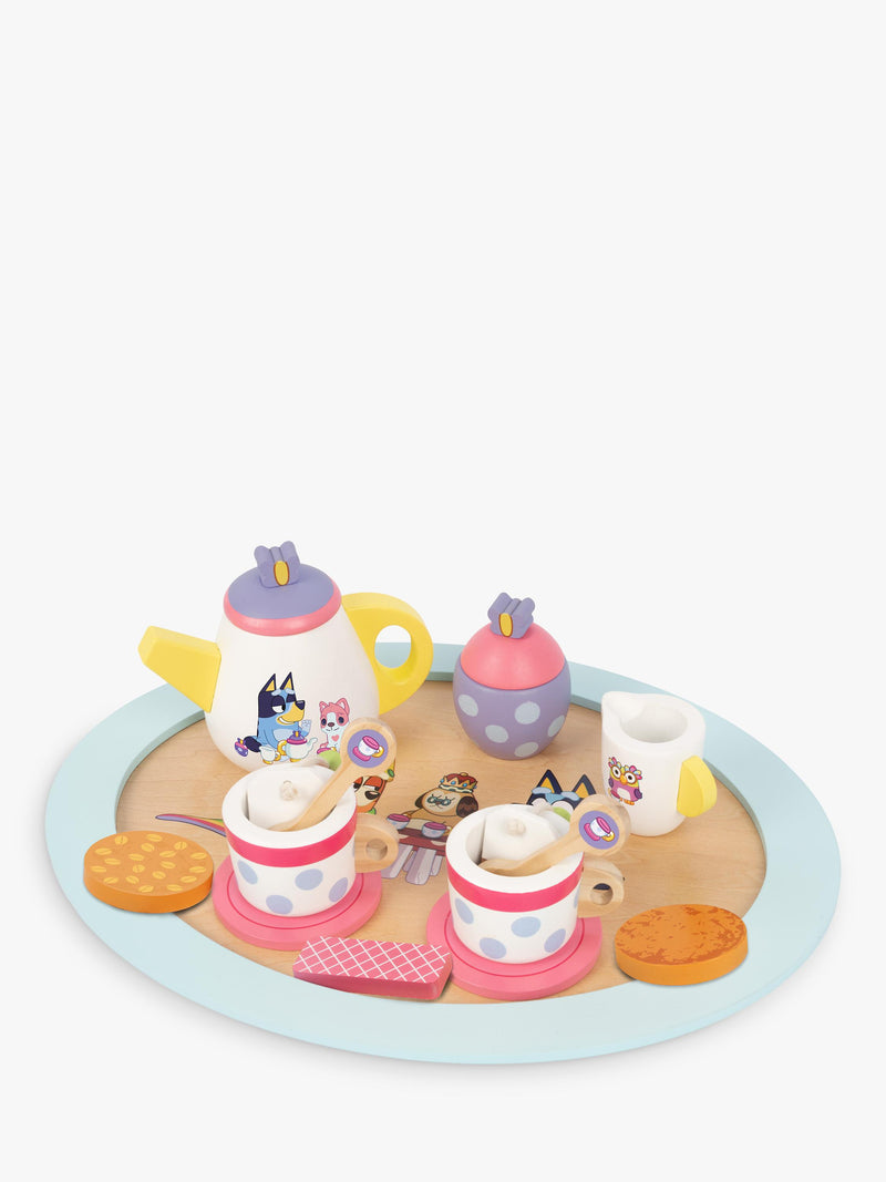 Bluey wooden tea party playset (British brand)