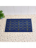 Orla Kiely bath mat Navy Olive 90x50cm, UK version