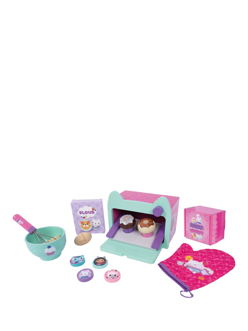Gabby's Dollhouse baking playset Cakey Cats, imported from the UK