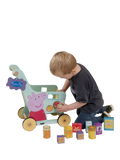 Peppa Pig shopping trolley wooden toy, UK version