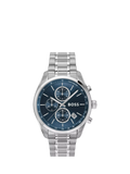 BOSS Grand Prix 44 chronograph watch blue dial, UK version