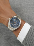 BOSS Grand Prix 44 chronograph watch blue dial, UK version
