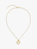 HUGO BOSS gold hoop pendant necklace - British product