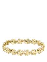 John Lewis BOSS Double B Strand Chain Bracelet Gold- Buy online at McGrocer