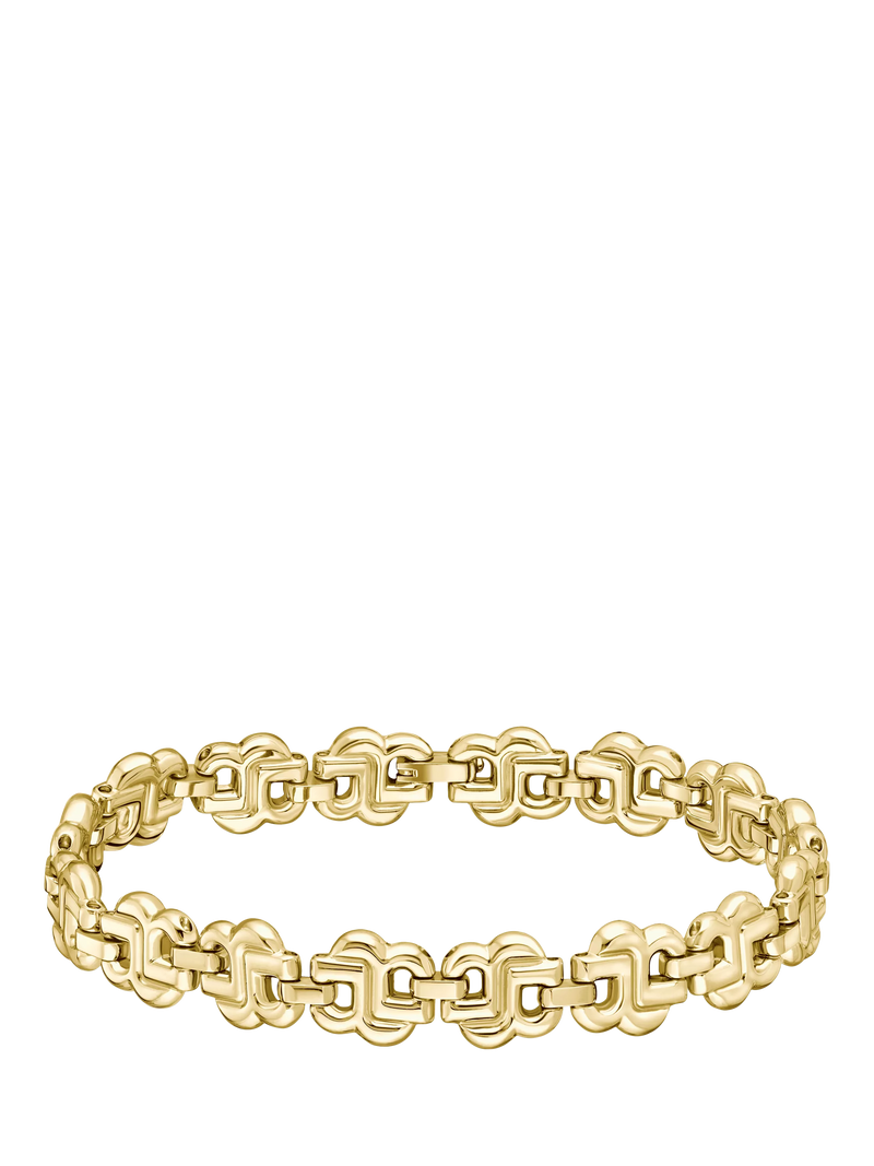 BOSS bracelet gold Double B strand chain (British brand)