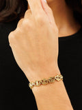 BOSS bracelet gold Double B strand chain (British brand)