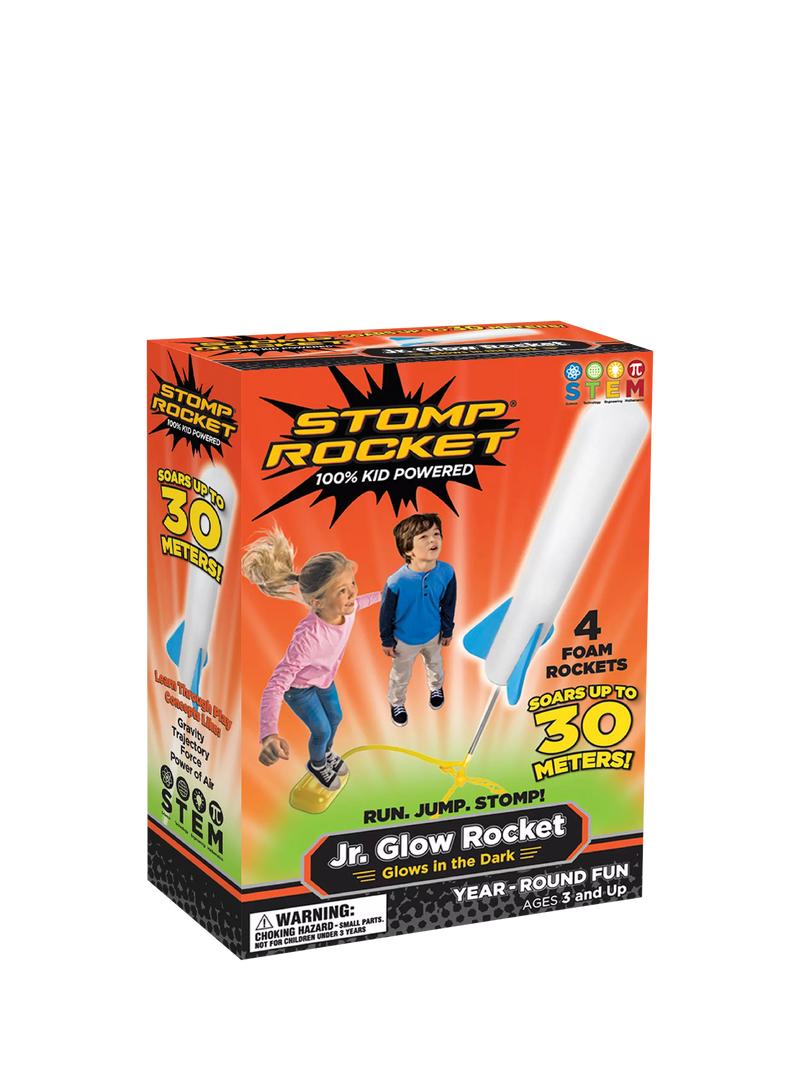 Stomp Rocket Junior Glow Rocket glow-in-the-dark toy - British product