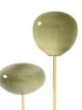 MADE Adrienne green glass floor lamp, UK version