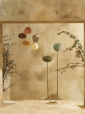 MADE Adrienne green glass floor lamp, UK version