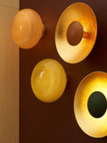 MADE Adrienne green glass floor lamp, UK version