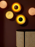 MADE Adrienne green glass floor lamp, UK version