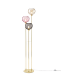 MADE Ilaria triple floor lamp in pink - British product