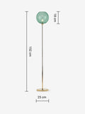 MADE Ilaria triple floor lamp in pink - British product