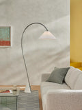MADE curved floor lamp, UK version