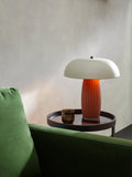 MADE Eliya terracotta table lamp with fluted base - British product