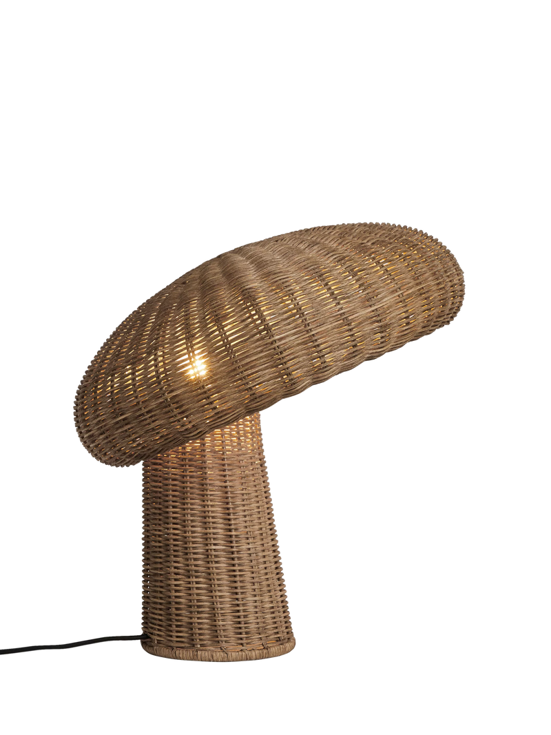 MADE Leilani woven rattan table lamp, imported from the UK