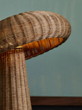 MADE Leilani woven rattan table lamp, imported from the UK