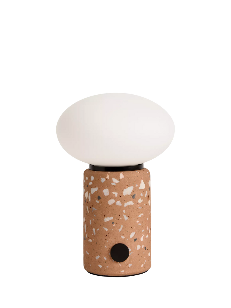 MADE Mirissa rechargeable portable terrazzo table lamp H25cm, UK version