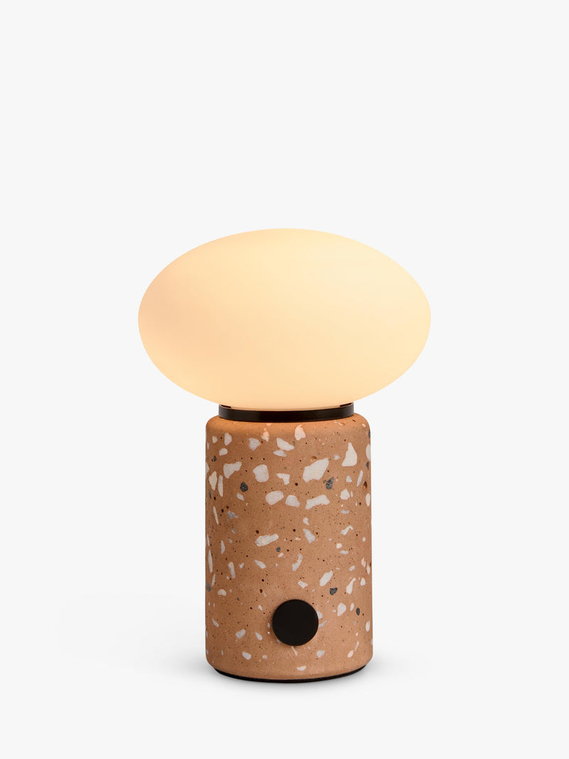 MADE Mirissa rechargeable portable terrazzo table lamp H25cm, UK version
