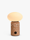 MADE Mirissa rechargeable portable terrazzo table lamp H25cm, UK version