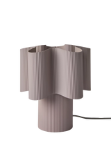 John Lewis MADE Sydney Pleated Table Lamp, Lilac- Buy online at McGrocer