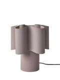 MADE Sydney pleated table lamp in lilac, UK version