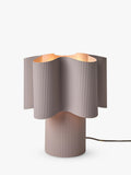 MADE Sydney pleated table lamp in lilac, UK version