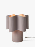 MADE Sydney pleated table lamp in lilac, UK version